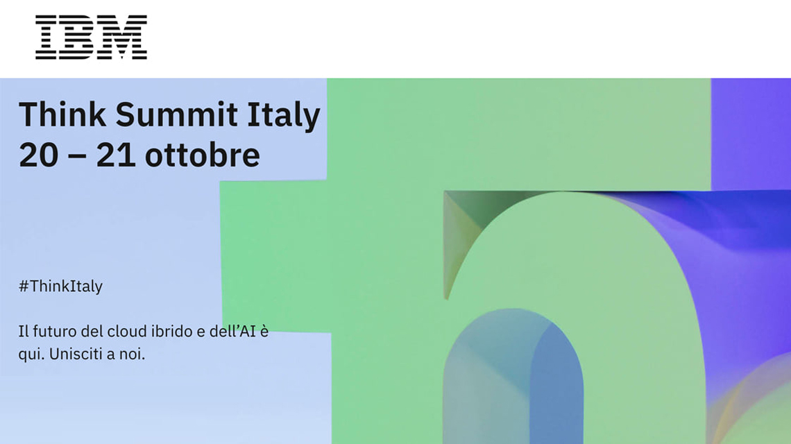 Primeur will be at Think Summit Italy 20-21 October